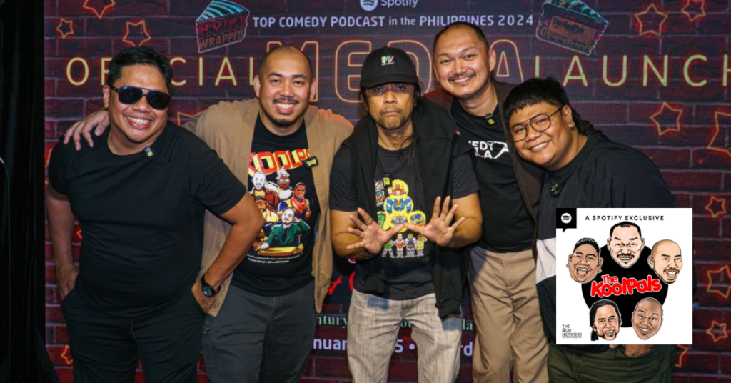 a top pick among funny Filipino podcasts known for its hilarious group banter and relatable jokes.