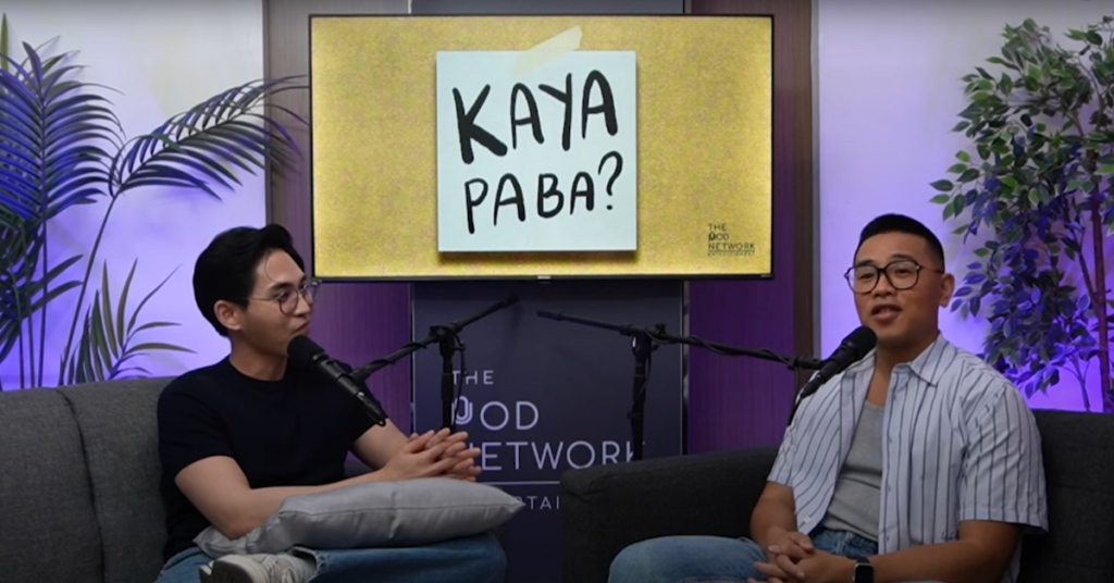 a funny Filipino podcast that mixes humor with deep dives into everyday struggles and existential musings