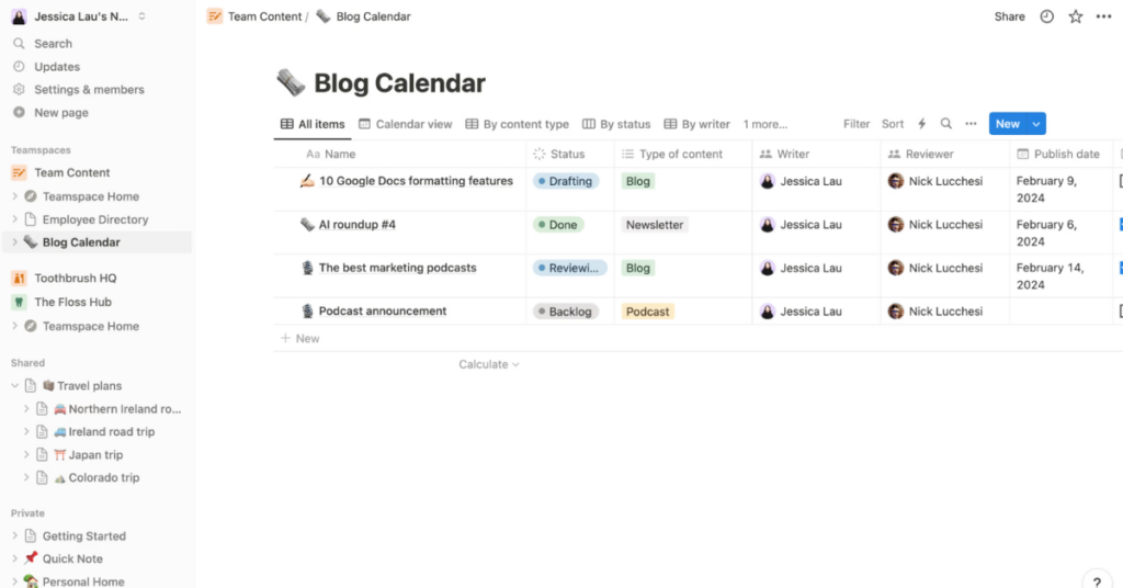 A powerful all-in-one productivity platform to streamline work from home tasks, organize notes, projects, and databases seamlessly.
