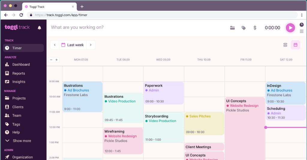 A simple and effective time tracking app designed to help work from home users manage productivity and billing hours efficiently.