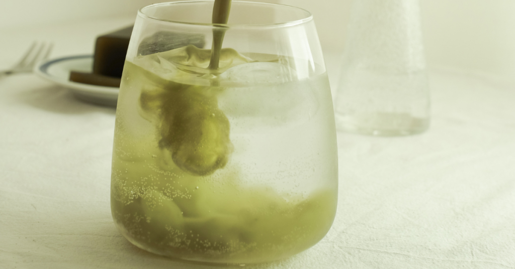 Fizzy and fresh, this minty sparkling matcha recipe delivers a bubbly lift for team energy.