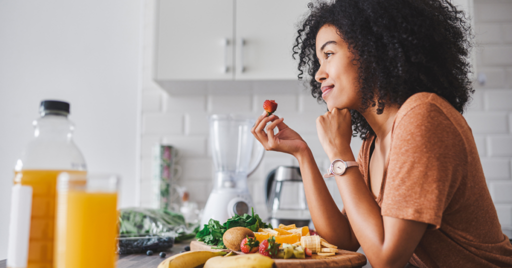 Nutrition tip for a first-time VA: Eat light, balanced meals to stay energized without disrupting sleep.