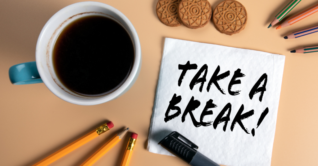 Work-life balance tip for first-time VAs: Take regular, scheduled breaks to avoid burnout and improve focus.